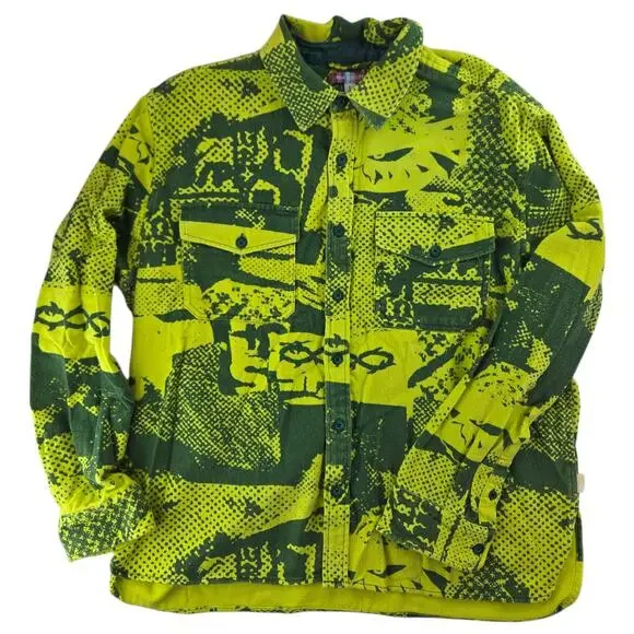 Urban Outfitters | Eye Catching Streetwear Flannel | Size Large - Picture 1 of 4